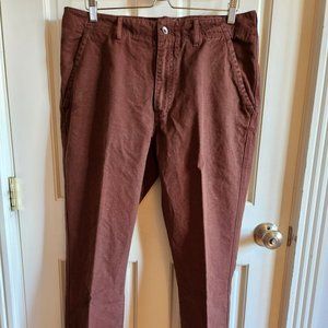 Taylor Stitch Morse Pant in cotton linen slub